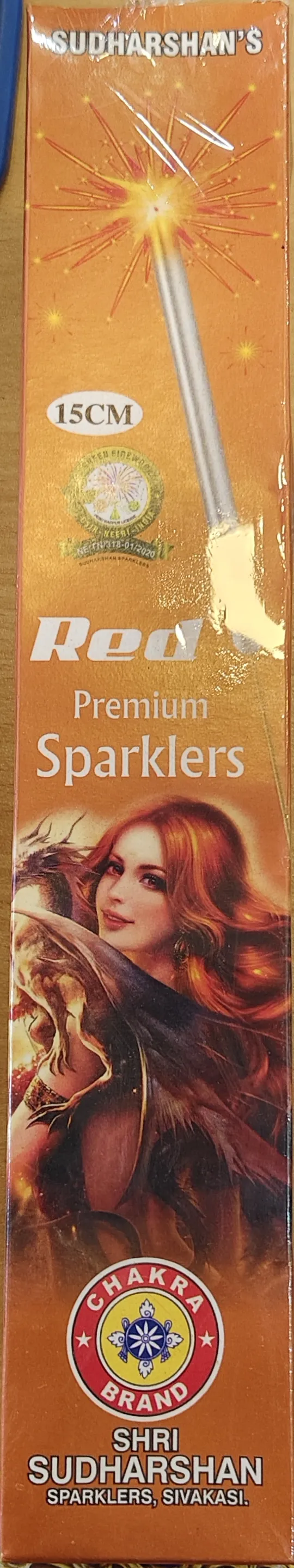 15CM RED SPARKLERS